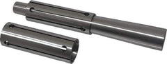 Interstate - 1-1/4 to 1-1/2" Grip, Expanding Lathe Mandrel - 1-1/4" Shank Diam, 4" Sleeve Length, 9" Arbor Length - Apex Tool & Supply