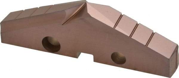 Allied Machine and Engineering - 2-9/16" Diam x 5/16" Thick, Seat Code 4, 132° Included Angle Spade Drill Insert - AM200 Coated, Cobalt, Grade Super Cobalt, Series GEN2 T-A - Apex Tool & Supply