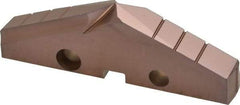 Allied Machine and Engineering - 2-9/16" Diam x 5/16" Thick, Seat Code 4, 132° Included Angle Spade Drill Insert - AM200 Coated, Cobalt, Grade Super Cobalt, Series GEN2 T-A - Apex Tool & Supply