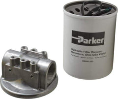 Parker - 1-1/4 NPTF, 3 Micron Filter Assembly - Cellulose - Apex Tool & Supply