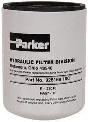 Parker - 1-1/4 Thread, Filter Element - Cellulose - Apex Tool & Supply