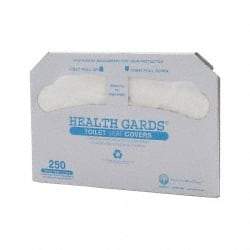 NuTrend Disposables - White Toilet Seat Covers - For Health Gards Toilet Seat Cover Dispensers, Mfr. Part HG-1-2 - Apex Tool & Supply