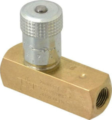 Parker - 3 GPM 1/8 Inlet Brass Hydraulic Control Valve - 1/8-27 Thread - Apex Tool & Supply