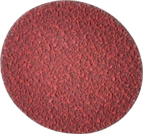 Norton - 2" Disc Diam, 60 Grit, Ceramic Alumina Quick Change Disc - Type R Attaching System, Coated, Red, Medium Grade, 25,000 RPM, R981 Series - Apex Tool & Supply