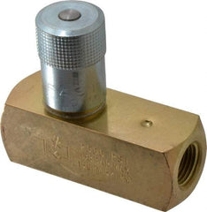 Parker - 15 GPM 1/2 Inlet Brass Hydraulic Control Valve - 1/2-14 Thread - Apex Tool & Supply