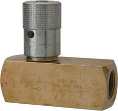 Parker - 25 GPM 3/4 Inlet Brass Hydraulic Control Valve - 3/4-14 Thread - Apex Tool & Supply