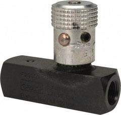 Parker - 3 GPM 1/8 Inlet Steel Hydraulic Control Valve - 1/8-27 Thread - Apex Tool & Supply