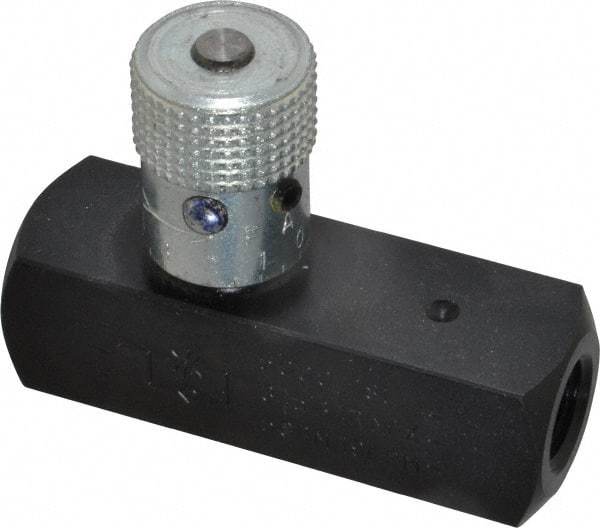 Parker - 5 GPM 1/4 Inlet Steel Hydraulic Control Valve - 1/4-18 Thread - Apex Tool & Supply