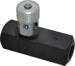 Parker - 5 GPM 1/4 Inlet Steel Hydraulic Control Valve - 1/4-18 Thread - Apex Tool & Supply