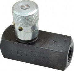 Parker - 8 GPM 3/8 Inlet Steel Hydraulic Control Valve - 3/8-18 Thread - Apex Tool & Supply