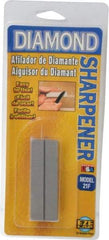 Eze Lap - 3" Long x 1" Wide x 1/4" Thick, Diam ond Sharpening Stone - Flat, 600 Grit, Fine Grade - Apex Tool & Supply