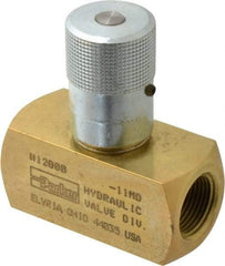 Parker - 25 GPM 3/4 Inlet Brass Hydraulic Control Valve - 3/4-14 Thread - Apex Tool & Supply