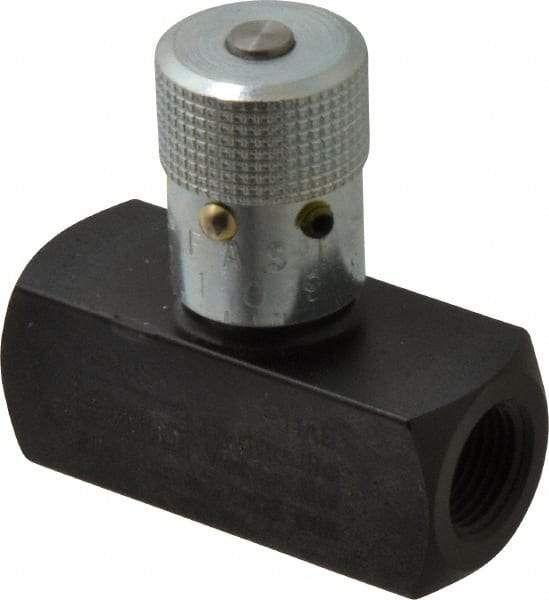 Parker - 8 GPM 3/8 Inlet Steel Hydraulic Control Valve - 3/8-18 Thread - Apex Tool & Supply