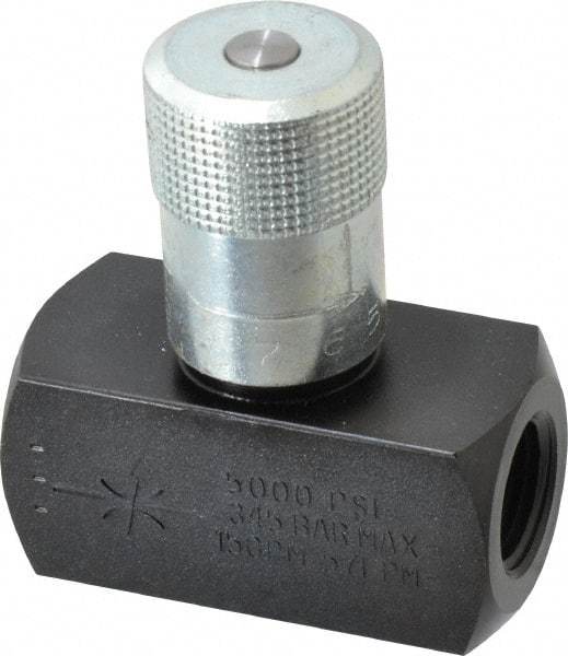 Parker - 15 GPM 1/2 Inlet Steel Hydraulic Control Valve - 1/2-14 Thread - Apex Tool & Supply