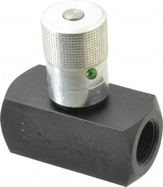Parker - 25 GPM 3/4 Inlet Steel Hydraulic Control Valve - 3/4-14 Thread - Apex Tool & Supply