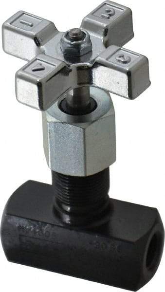Parker - 5 GPM 1/4 Inlet Steel Hydraulic Control Valve - 1/4-18 Thread - Apex Tool & Supply