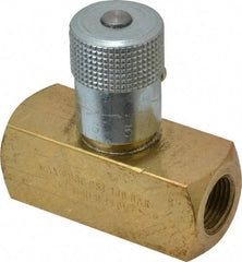 Parker - 8 GPM 3/8 Inlet Brass Hydraulic Control Valve - 3/8-18 Thread - Apex Tool & Supply