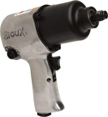Sioux Tools - 1/2" Drive, 8,000 RPM, 425 Ft/Lb Torque Impact Wrench - Pistol Grip Handle, 1,200 IPM, 4 to 16.8 CFM, 1/4" NPT Inlet - Apex Tool & Supply