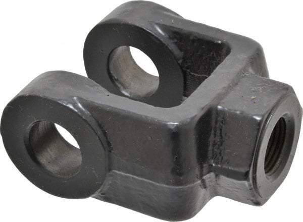 Schrader Bellows - 3/4-16 Thread, Hydraulic Cylinder Female Rod Clevis - 11,200 Lb Capacity - Apex Tool & Supply