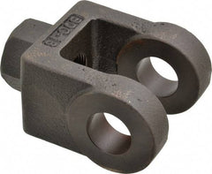 Schrader Bellows - 1-1/4 - 12 Thread, Hydraulic Cylinder Female Rod Clevis - 33,500 Lb Capacity - Apex Tool & Supply