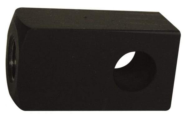 Schrader Bellows - 1-1/4 - 12 Thread, Hydraulic Cylinder Female Rod Eye - 33,500 Lb Capacity, 4-13/16" OAL - Apex Tool & Supply