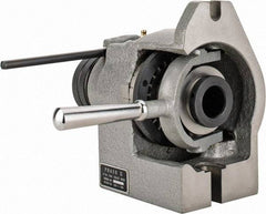 Phase II - 5C Compatible, 24 Increment, Horizontal & Vertical Standard Collet Indexer - 4-1/2" High Center, 1-1/8" Max Collet Capacity, Manual Operation - Apex Tool & Supply