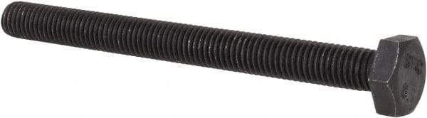 Value Collection - M10x1.50mm Metric Coarse, 110mm Length Under Head Hex Head Cap Screw - Fully Threaded, Grade 8.8 Steel, Uncoated, 17mm Hex - Apex Tool & Supply