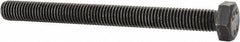 Value Collection - M12x1.75mm Metric Coarse, 130mm Length Under Head Hex Head Cap Screw - Fully Threaded, Grade 8.8 Steel, Uncoated, 19mm Hex - Apex Tool & Supply