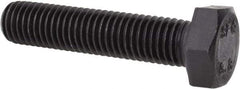 Value Collection - M12x1.75mm Metric Coarse, 55mm Length Under Head Hex Head Cap Screw - Fully Threaded, Grade 8.8 Steel, Uncoated, 19mm Hex - Apex Tool & Supply