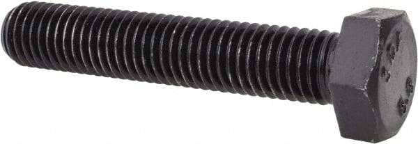 Value Collection - M12x1.75mm Metric Coarse, 65mm Length Under Head Hex Head Cap Screw - Fully Threaded, Grade 8.8 Steel, Uncoated, 19mm Hex - Apex Tool & Supply