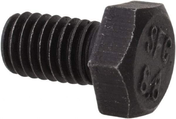 Value Collection - M5x0.80mm Metric Coarse, 8mm Length Under Head Hex Head Cap Screw - Fully Threaded, Grade 8.8 Steel, Uncoated, 8mm Hex - Apex Tool & Supply