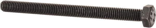 Value Collection - M8x1.25mm Metric Coarse, 100mm Length Under Head Hex Head Cap Screw - Fully Threaded, Grade 8.8 Steel, Uncoated, 13mm Hex - Apex Tool & Supply