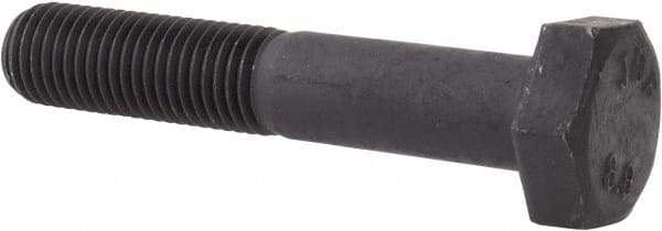 Value Collection - M10x1.25mm Metric Fine, 55mm Length Under Head Hex Head Cap Screw - Partially Threaded, Grade 8.8 Steel, Uncoated, 17mm Hex - Apex Tool & Supply