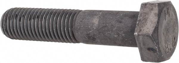 Value Collection - M12x1.50mm Metric Fine, 55mm Length Under Head Hex Head Cap Screw - Partially Threaded, Grade 8.8 Steel, Uncoated, 19mm Hex - Apex Tool & Supply