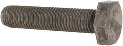 Value Collection - M10x1.25mm Metric Fine, 45mm Length Under Head Hex Head Cap Screw - Fully Threaded, Grade 8.8 Steel, Uncoated, 17mm Hex - Apex Tool & Supply