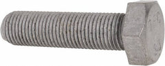Value Collection - M12x1.25mm Metric Fine, 45mm Length Under Head Hex Head Cap Screw - Fully Threaded, Grade 8.8 Steel, Uncoated, 19mm Hex - Apex Tool & Supply