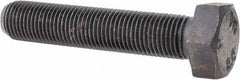 Value Collection - M12x1.25mm Metric Fine, 60mm Length Under Head Hex Head Cap Screw - Fully Threaded, Grade 8.8 Steel, Uncoated, 19mm Hex - Apex Tool & Supply