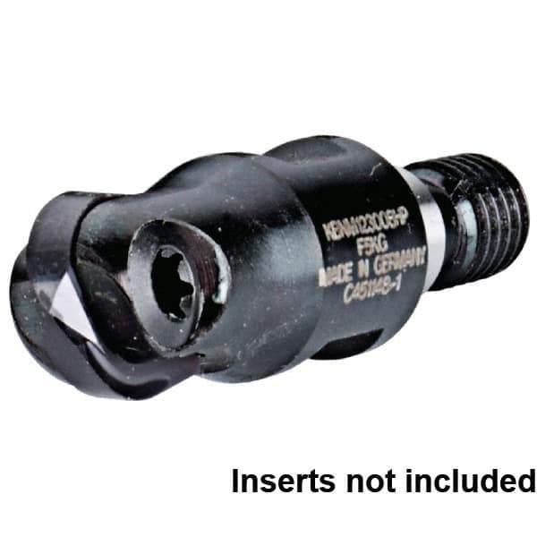Kennametal - 20mm Cut Diam, 49.5mm OAL, Indexable Ball Nose End Mill - M10 - Apex Tool & Supply