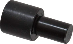 Gibraltar - 1-3/32" OAL, 5/8" Head Height, 5/8" OD, Low Carbon Steel, Ground, Press Fit Rest Button - Black Oxide Coating, 3/8" Pin Diam - Apex Tool & Supply