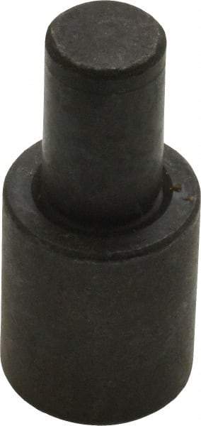 Gibraltar - 1-7/32" OAL, 3/4" Head Height, 5/8" OD, Low Carbon Steel, Ground, Press Fit Rest Button - Black Oxide Coating, 3/8" Pin Diam - Apex Tool & Supply