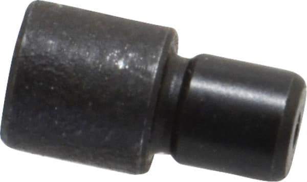Gibraltar - 15/32" OAL, 1/4" Head Height, 1/4" OD, 52100 Steel, Unground, Press Fit Rest Button - Black Oxide Coating, 0.1885" Pin Diam - Apex Tool & Supply