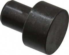Gibraltar - 1-3/32" OAL, 1/2" Head Height, 7/8" OD, 52100 Steel, Unground, Press Fit Rest Button - Black Oxide Coating, 1/2" Pin Diam - Apex Tool & Supply
