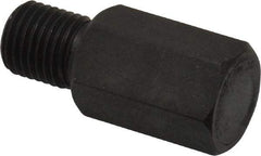 Gibraltar - 1-3/16" OAL, 3/4" Head Height, Low Carbon Steel, Threaded Rest Button - Black Oxide Coating, 3/8-24 Thread, 1/2" Hex - Apex Tool & Supply