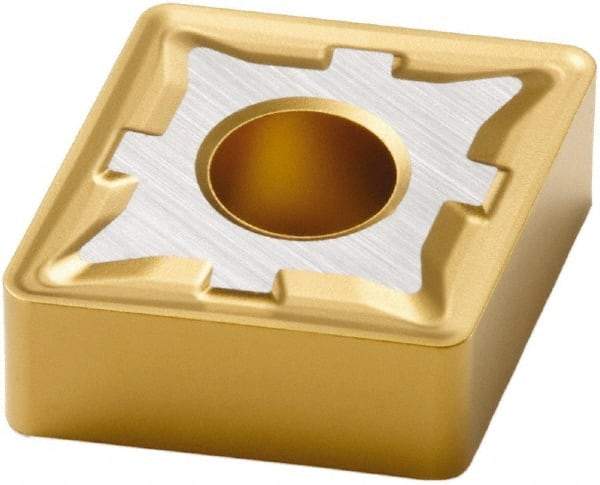 Seco - CNMG432 M5 Grade TP40 Carbide Turning Insert - TiC/TiCN/TiN Finish, 80° Diamond, 1/2" Inscr Circle, 3/16" Thick, 1/32" Corner Radius - Apex Tool & Supply