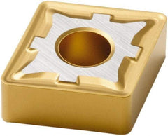 Seco - CNMG432 M5 Grade TP40 Carbide Turning Insert - TiC/TiCN/TiN Finish, 80° Diamond, 1/2" Inscr Circle, 3/16" Thick, 1/32" Corner Radius - Apex Tool & Supply