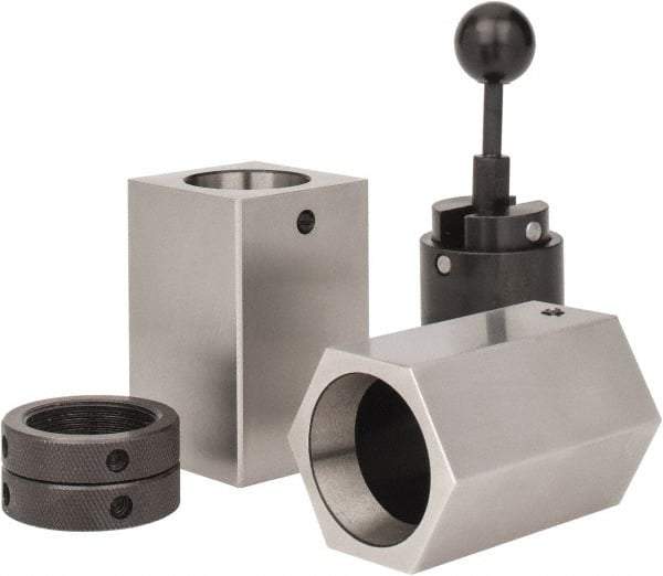 Interstate - Series 5C, 1/16 to 1-1/8" Collet Capacity, Horizontal Collet Block Chuck - Manually Activated - Apex Tool & Supply
