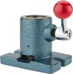 Interstate - Series 5C, Horizontal Standard Collet Holding Fixture - Manually Activated, 3-1/2" Base Diam Width, 3-3/4" High - Apex Tool & Supply
