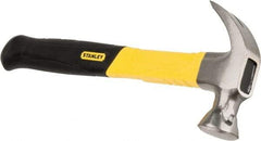 Stanley - 1 Lb Head, Curved Claw Nail Hammer - 13" OAL, Carbon Steel Head, Graphite Handle with Grip - Apex Tool & Supply