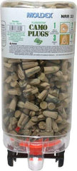 Moldex - One Touch Disposable Non-Refillable Earplug Dispenser with 33 dB Earplugs - Camouflage Earplugs, 500 Pairs, Includes Mounting Hardware - Apex Tool & Supply