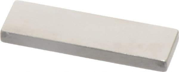 Mitutoyo - 0.11" Rectangular Steel Gage Block - Accuracy Grade 0, Includes Certificate of Inspection - Apex Tool & Supply